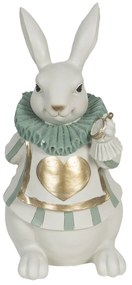Dekorácie králika so zlatým srdiečkom - 17 * 14 * 33 cm