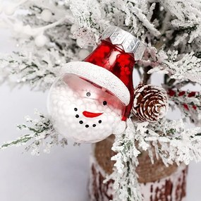 Sada vánočních ozdob na stromeček Red Santa 149 ks červená/bílá