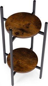 Stojan na květiny THEO černý/hnědý