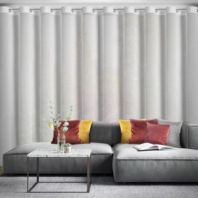 ZÁCLONA NA KRÚŽKOCH ARIADNA2 350X250 CM BIELA