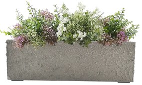 AMADEA Betónový kvetináč odľahčený - hrubý, 53x22,5x17,5 cm, český výrobok