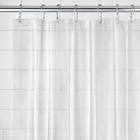 Priehľadný sprchový záves iDesign PEVA, 200 x 180 cm