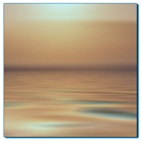 Obraz na plátne - Pokojné more pri západe slnka - štvorec 3280FA (80x80 cm)