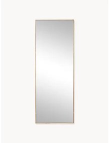 Nástenné zrkadlo's hnedým dreveným rámom Avery