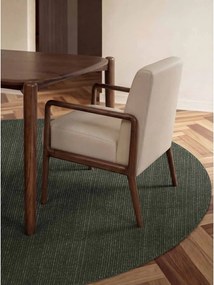 Tmavozelený ručne tkaný vlnený okrúhly koberec ø 200 cm Greenwich – Ted Baker