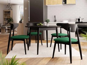 Jedálenská stolička ST80, Farby: čierna, Potah: Magic Velvet 2225