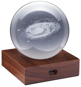 Tmavohnedá svetelná dekorácia na USB Amber – Gingko