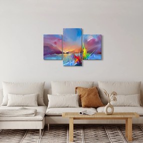 Obraz - Západ slnka (90x60 cm)