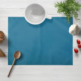 Biante Saténové prestieranie na stôl polyesterový Satén LUX-050 Petrolejovo modré 35x45 cm