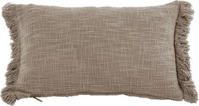 Dekoratívny vankúšik TISECO SOLID 30x50 cm, sivohnedý
