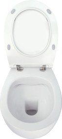 Deante Silia, závesná toaletná súprava pod omietku 6v1, biela-biela, DEA-CDLA6ZPW