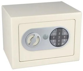 Nábytkový trezor s elektronickým zámkom, biely