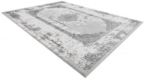 Koberec AKRYL VALS 8801 Ramka ornament, slonia kosť / sivý