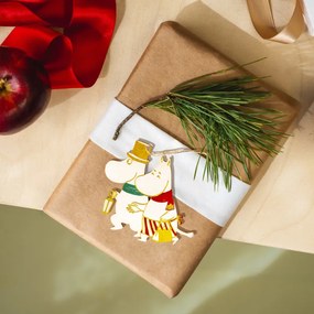 Vianočná dekorácia Moominmamma & Moominpappa, preglejka