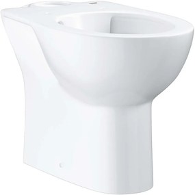 GROHE Bau Ceramic WC misa kombi Rimless s hlbokým splachovaním, vodorovný odpad, 364 x 626 mm, alpská biela, 39349000