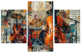 Obraz - Hudobné nástroje (90x60 cm)