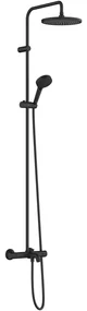 Hansgrohe Vernis Blend, Showerpipe 240 1jet s vaňovým termostatom, čierna matná, HAN-26899670