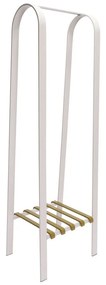 Biely kovový stojan na oblečenie Sempre – Hübsch