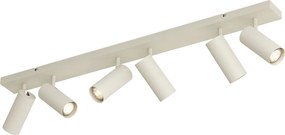 Moderné stropné svietidlo béžové 102 cm 6-svetiel nastaviteľné - Renna