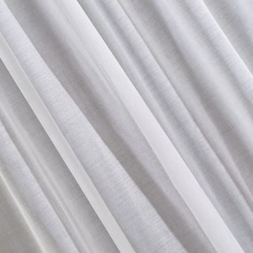 Biela záclona na páske DOLLY 140x250 cm