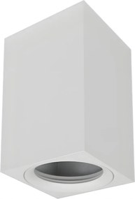 Stropné svietidlo GU10 LED, pohyblivé, 60x100 mm, vysoké bodové svetlo, biele