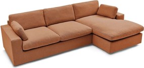 Oranžová rohová pohovka Belair – Bobochic Paris