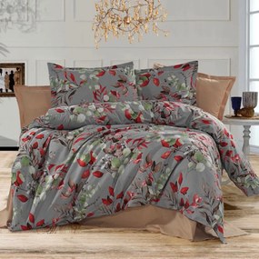 Obliečky bavlnené Mia Sivá 200x140cm+90x70cm TiaHome