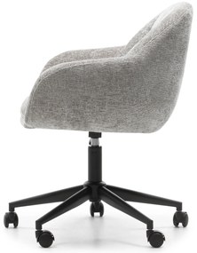 Otočné kancelářské křeslo Acapulco světle šedé