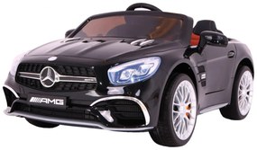 LEAN TOYS ELEKTRICKÉ AUTÍČKO MERCEDES AMG SL65 - NELAKOVANÉ - ČIERNE - MOTOR 2x35W - BATÉRIA 12V/7Ah - 2023