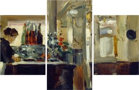 Obraz - Style of Edouard Manet, Bon Bock Cafe, reprodukcia (90x60 cm)