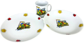 Thun 3-dielna detská jedálenská súprava Vláčik