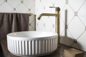 Sapho Sapho, VERSI podomietková sprchová batéria, 2 výstupy, bronz, RV042/18