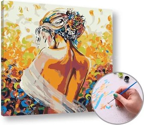 Maľovanie podľa čísel ŽENA – stredná náročnosť