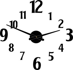 SENTOP | Moderné nalepovacie hodiny na stenu | Sentop 12P024-Wall clock HEU- analógové