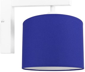 Nástenné svietidlo Indigo, 1x textilné tienidlo (výber zo 6 farieb), (výber z 3 farieb konštrukcie)