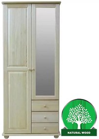 Skriňa 138 zrkadlo 85 cm
