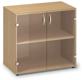 Nízka skriňa ProOffice 80 x 45,8 x 74,2 cm, buk