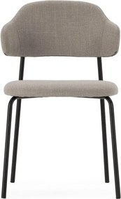 Svetlosivé jedálenské stoličky v súprave 4 ks Adriel – Marckeric