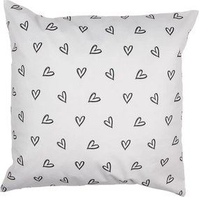 Obliečka na vankúš s králikom a srdiečkami Bunnies in Love - 45*45 cm