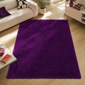 Fialový koberec Universal Aqua Liso, 57 × 110 cm