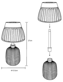 Globo 36536A - LED Solárna lampa 10xLED/0,06W/3V IP44