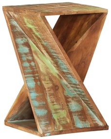 Príručný stolík 35x35x55 cm recyklovaný masív