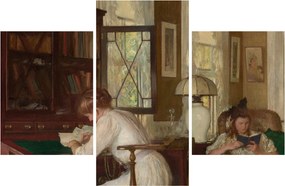 Obraz - Edmund Tarbell, Josephine and Mercie, reprodukcia (90x60 cm)