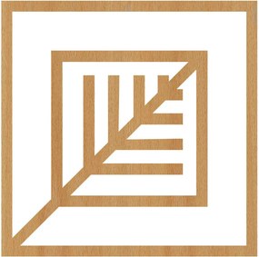 SENTOP | Geometrická drevená dekorácia na stenu – Moderný dizajn | SENTOP HDF0397-B