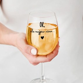 Ahome Číry pohár na víno OK, ale najprv víno