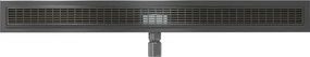 Mexen Flat M33 nerezový sprchový žľab 90 cm, čierna, 1733090-15