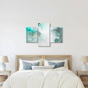 Obraz - Atramentová abstrakcia 2 (90x60 cm)