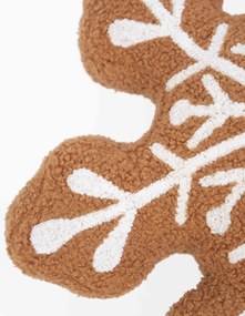 Vianočný vankúšik - Perníček snehová vločka