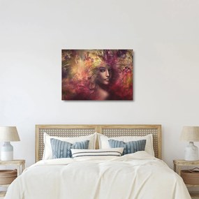 Sklenený obraz - Fantasy žena (70x50 cm)