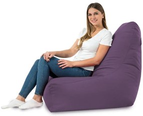 Kreslo Bali plyš fialové